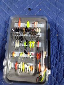 lot 165 image: Fly fishing box full of fly fishing tackle