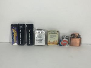 lot 270 image: 7 - Camel Cigarette Collectible Lighters