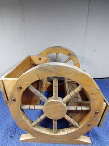 lot 399 image: Mill wheel planter