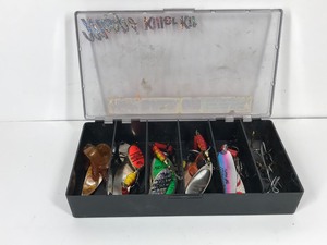 lot 333 image: Mepps Salmon Fishing Tackle Box With Tackle & More
