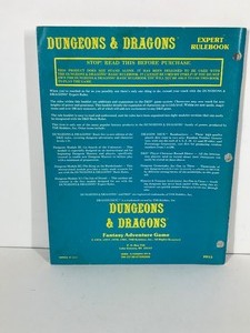 lot 437 image: DUNGEONS AND DRAGONS TSR EXPERT RULE BOOK 2 ADVENTURE GAME FANTASY ROLE PLAYING