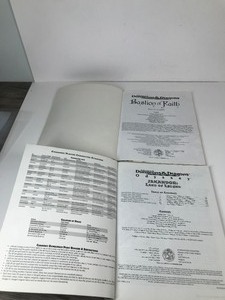 lot 440 image: 2 - Advanced Dungeon & Dragon Game Rolling Books - Jakandor Land of Legend & Bastion of Faith