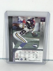 lot 456 image: 2000 Playoff Corporation Prestige Randy Moss Football Card #105