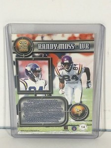 lot 459 image: RANDY MOSS Vikings 2000 Pacific Crown Royale In Your Face #14