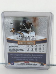 lot 460 image: 1999 Topps Gold Label Randy Moss Race to Rice #R15