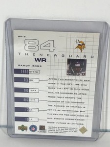 lot 465 image: 2000 Upper Deck New Guard #NG15 Randy Moss