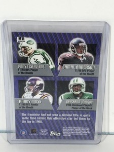 lot 470 image: 1999 Topps Mystery Chrome #M11 Randy Moss