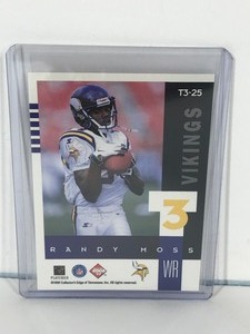 lot 471 image: 1999 Collectors Edge Supreme Randy Moss Card #T3-25