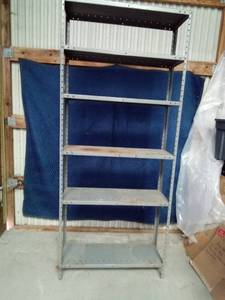 lot 509 image: 5 tier metal shelf