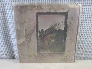 lot 8 image: (FS) 1971 Led Zeppelin 4  IV Album - Jacket and Record Individually Sleeved and Record On Outside of Jacket
