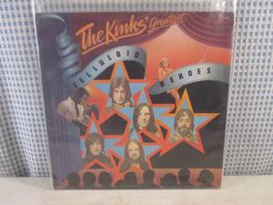 lot 22 image: (FS) 1976 The Kinks The Kinks Greatest Celluloid Heroes Album - Jacket and Record Individually Sleeved and Record On Outside of Jacket