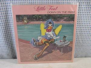 lot 60 image: (FS) 1979 Little Feat Down On The Farm Album - Jacket and Record Individually Sleeved and Record On Outside of Jacket