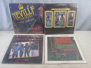 lot 80 image: (G-1) 4 Assorted Neville Brothers Albums