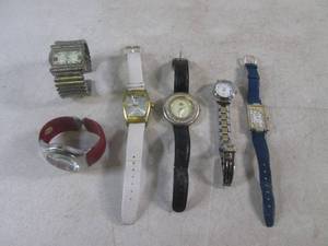 lot 86 image: (BSB) Assorted Wrist Watches Including Timex, Narmi, Geneva, Joan Rivers, Visage and Arenix