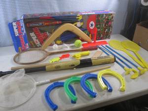 lot 136 image: (F-1) Assorted Kids Yard Toys