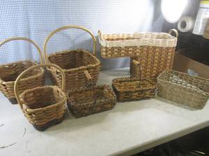 lot 163 image: (CSB) Assorted Weaved Baskets