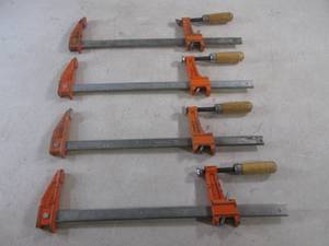 lot 191 image: (EC1) 4 Jorgensen #3712 12 Bar Clamps