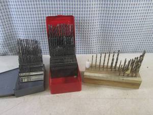 lot 197 image: (BS) Assorted Drill Bits in HoldersOrganizers