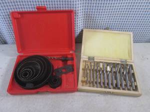 lot 208 image: (BS) Hole Saw and Drill Bit Sets