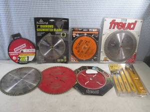 lot 211 image: (D-2) Assorted Saw Blades...