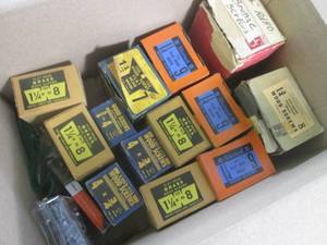 lot 225 image: (BS) Assortment of Brass and Other Screws