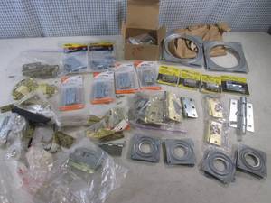 lot 226 image: (BS) Lot of Assorted Hinges and Other Misc Hardware