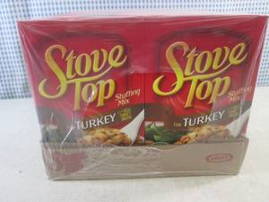 lot 307 image: (B-2) Case 12 Boxes of Stove Top Turkey Stuffing Mix Past Date