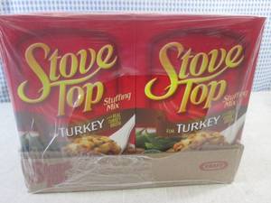 lot 308 image: (B-2) Case 12 Boxes of Stove Top Turkey Stuffing Mix Past Date