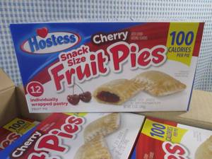 lot 364 image: (C-2) 6 Boxes of Hostess Cherry Snack Size Fruit Pies 12 Per Box Past Date