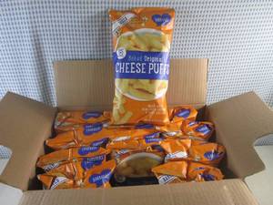 lot 368 image: (A-3T) Case of 12 Bags Baked Original Cheese Puffs 5.5oz Past Date