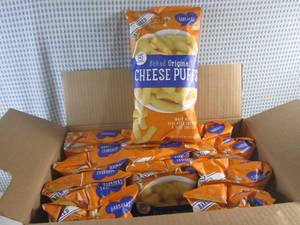 lot 369 image: (A-3T) Case of 12 Bags Baked Original Cheese Puffs 5.5oz Past Date