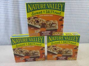 lot 375 image: (B-1) 3 Boxes of Nature Valley Almond Chewy Granola Bars Best by Feb 2024