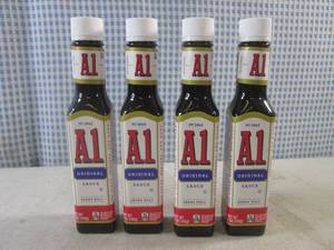 lot 390 image: (B-3) 4 Bottles A1 Original Sauce 5oz Best by June 2025