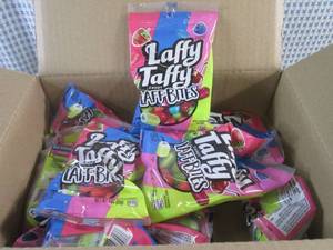 lot 400 image: (C-1) 12 Bags Laffy Taffy Laff Bites Candy 3oz Past Date