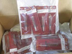 lot 418 image: (F-0) Case of 36 Outers .338, .35, .357 Calibers Rifle Bore Brushes - 6 inner bags of 6