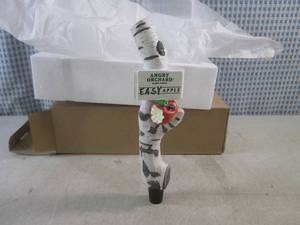 lot 454 image: (CS) Angry Orchard Hard Cider Easy Apple Beer Tap Handle 8 New