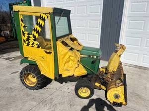 John Deere 318 With Cab & Snowblower