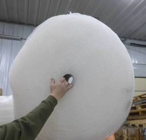 Large roll of small 14 inch bubble wrap 12 inch wide x 750 ft long