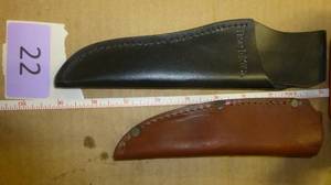 2 New leather knife sheaths
