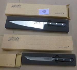 2 new chef knives and 1 new utility knife