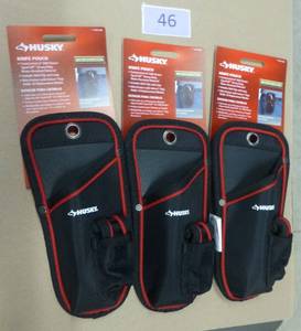3 New Husky brand Utility Knife Pouches