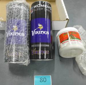 2 New Vikings sleep shirts womens SM and Indian healing clay
