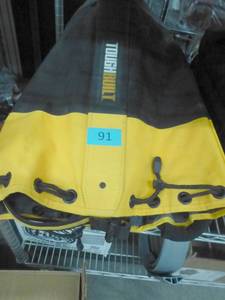 Tough canvas bag and safety harness