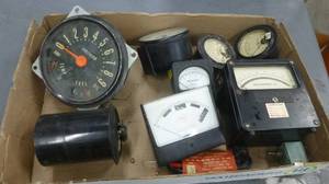 Box of old gauges