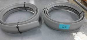 two 3-ft pieces of wire conduit for a walkway