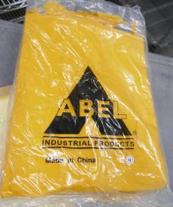 3 Sets of Mens Rain suits Jacket and Bibs size Med-Yellow