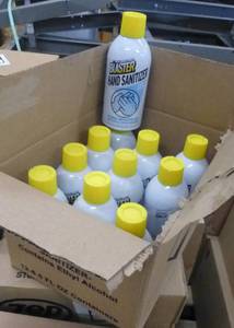 Case of 12 - 8.5 oz cans of hand spray sanitizer