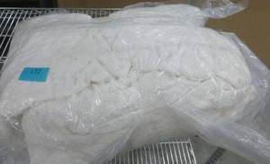King size white chenille bedspread