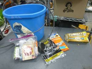 Heated water bucket, ant, fly, hornet killer strips