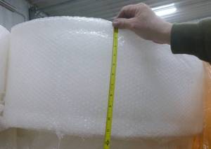 Large roll of small 14 inch bubble wrap 12 inch wide x 750 ft long